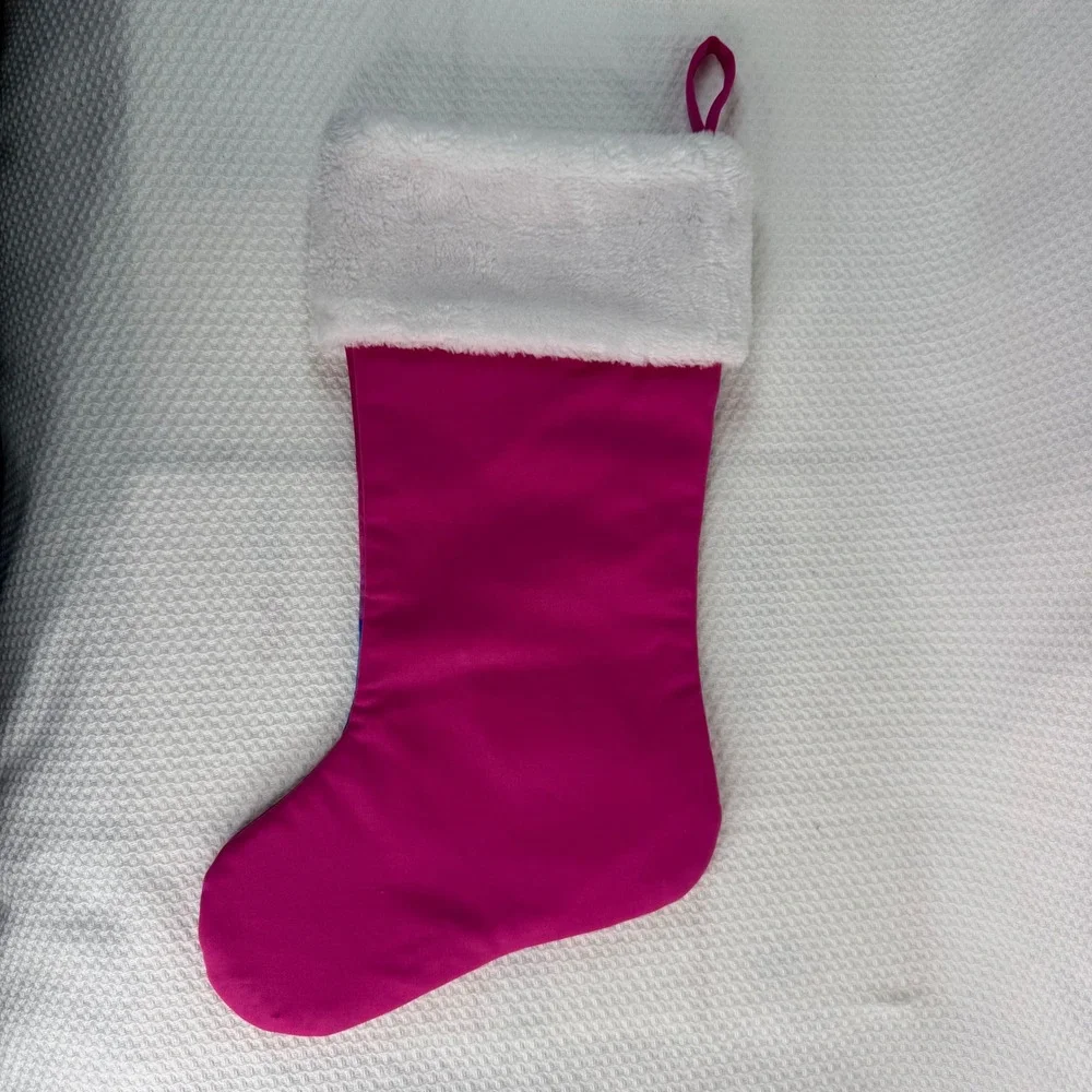 Angry Birds & Shimmer and Shine Kids Christmas Stocking Set Blue Pink Holiday